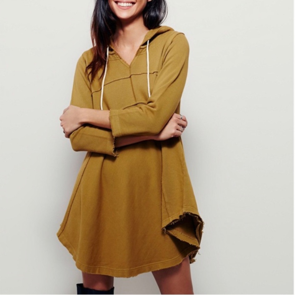 Free People Luna Hoodie Sage Green Size XS/S